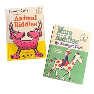VTG Lot of 2 Bennett Cerf Books - First Book Club Editions - 1960's
